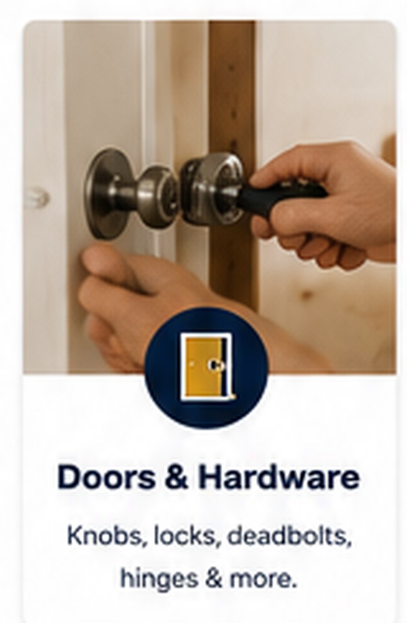Doors & Hardware handyman service