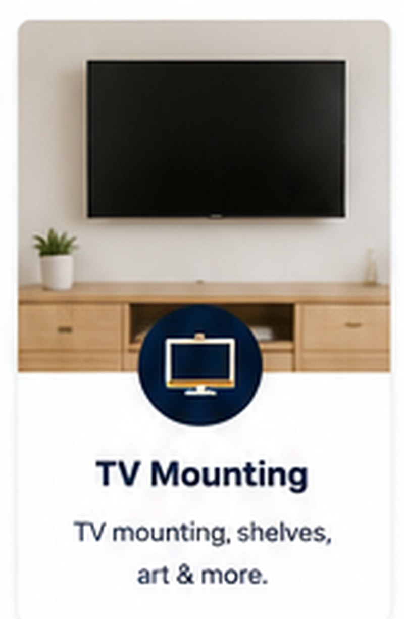 TV Mounting handyman service